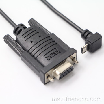 RS232 ke kabel bersiri USB mikro dengan FTDI-DB9